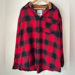 Gioberti Plaid Red Flannel size 2XL